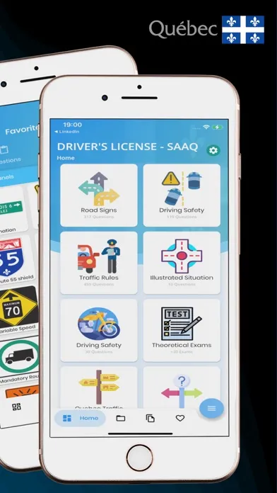 Quebec Driving Practice Test Screenshots